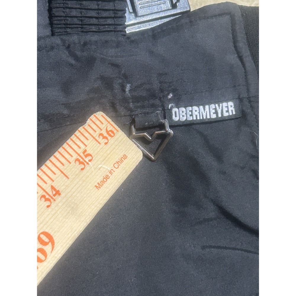 Obermeyer Black Ski & Snow Bib Pants - Picture 6 of 12